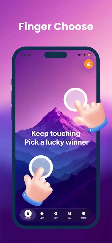 Choosy App Screenshot 1